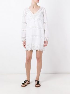 tory burch vestido front white