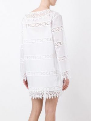 tory burch vestido back white