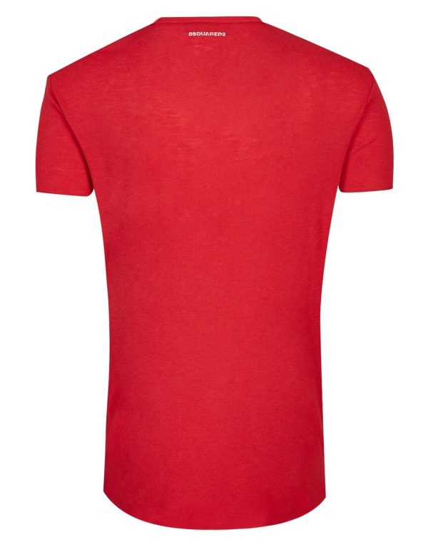 dolcevitaboutique dsquared t shirt red s74gd