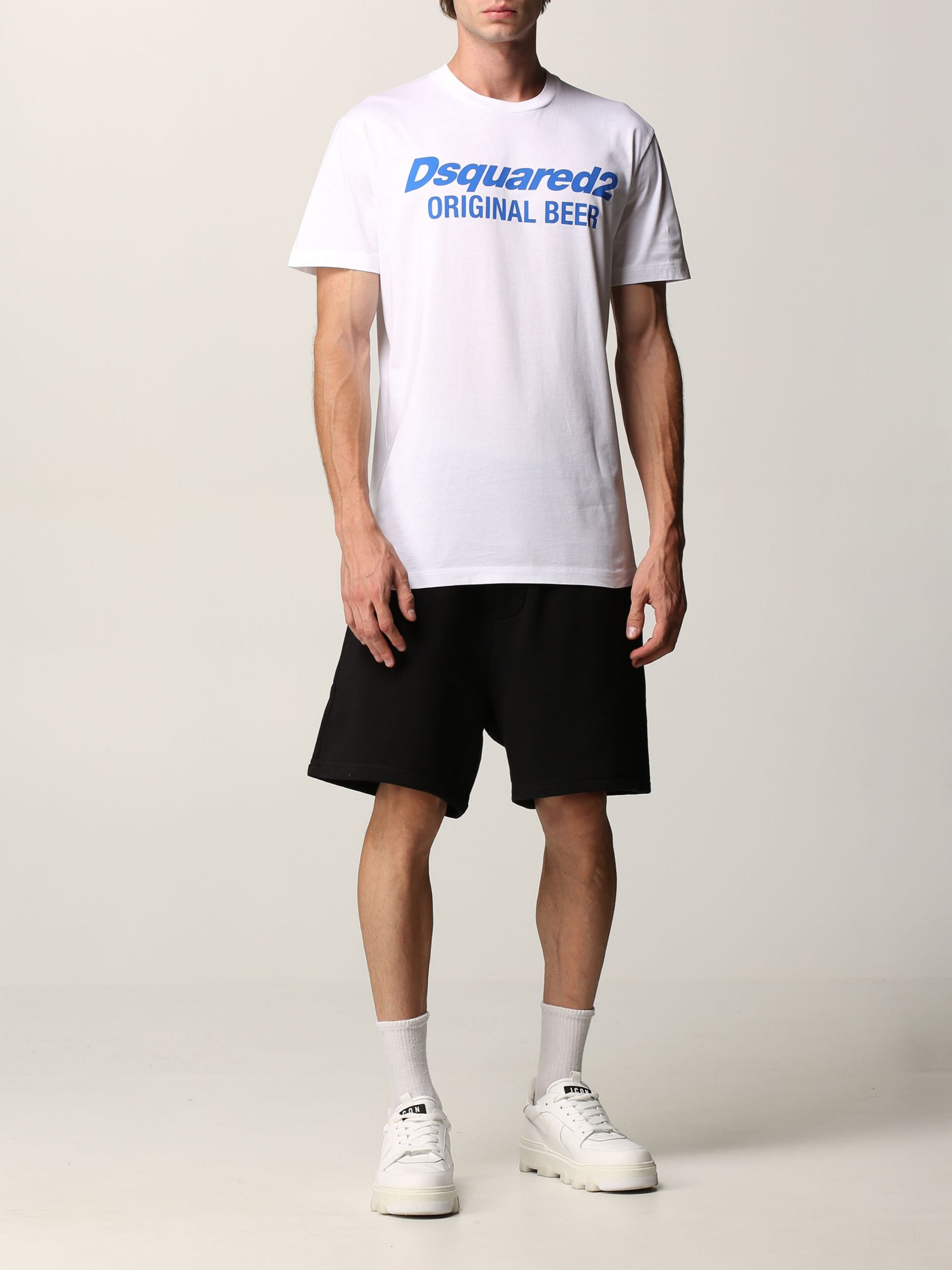 Camiseta hombre Dsquared2 logo blanca • Dolce Vita Boutique