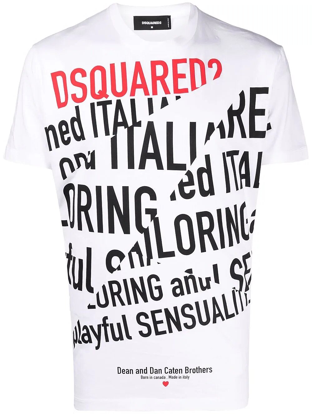 Camiseta logo print de hombre Dsquared2 Dolce Vita Boutique