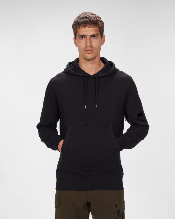 sudadera capucha hoodie negro black cpcompany 13CMSS023A005086W669 dolcevitaboutique