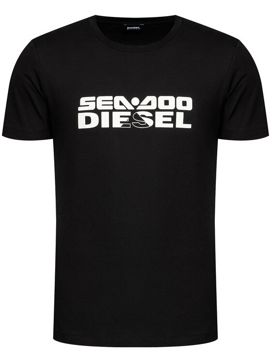 Camiseta diesel beachwear negra dolcevitaboutique.es