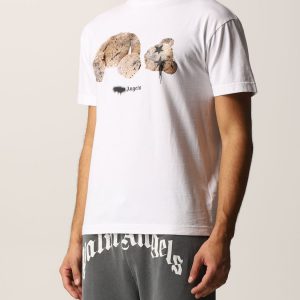 camiseta hombre oso palm angels PMAA001F21JER0270160 dolcevitaboutique.es