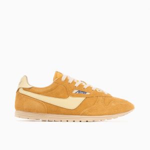 Zapatillas de mujer Autry wind spin low mostaza