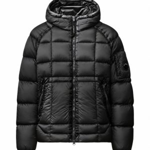 Inicio 3 Dolce Vita Boutique Chaqueta de plumón negra C.P. Company con Capucha